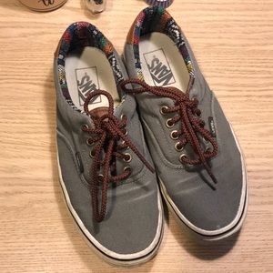 Vans with leather trim